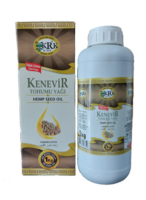 KRK - Kenevir (Hemp) Yağı 1kg - Soğuk Sıkım 